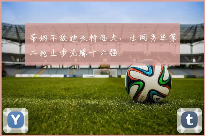 蒂姆不敌迪米特洛夫,法网男单第二轮止步无缘十六强
